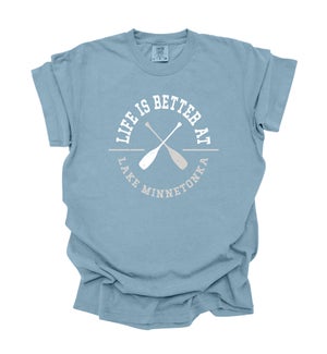 Lake Life Is Better Oars Personalized Tee